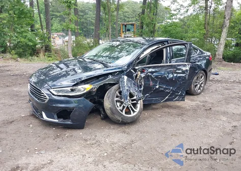 2020 Ford Fusion Sel z USA, uszkodzony, nr VIN 3FA6P0CD1LR180409